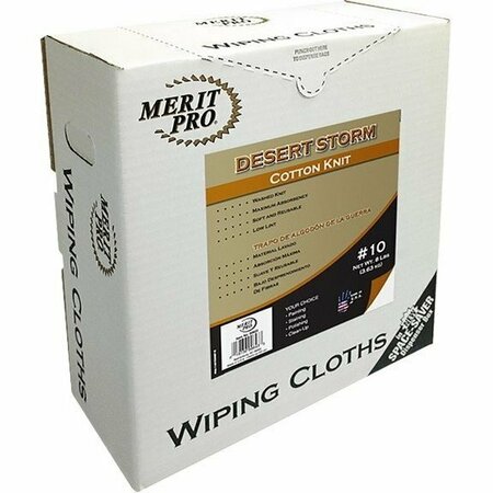DYNAMIC PAINT PRODUCTS Dynamic #10 8Lb Box Desert Storm Cotton Wiping Cloth 00622